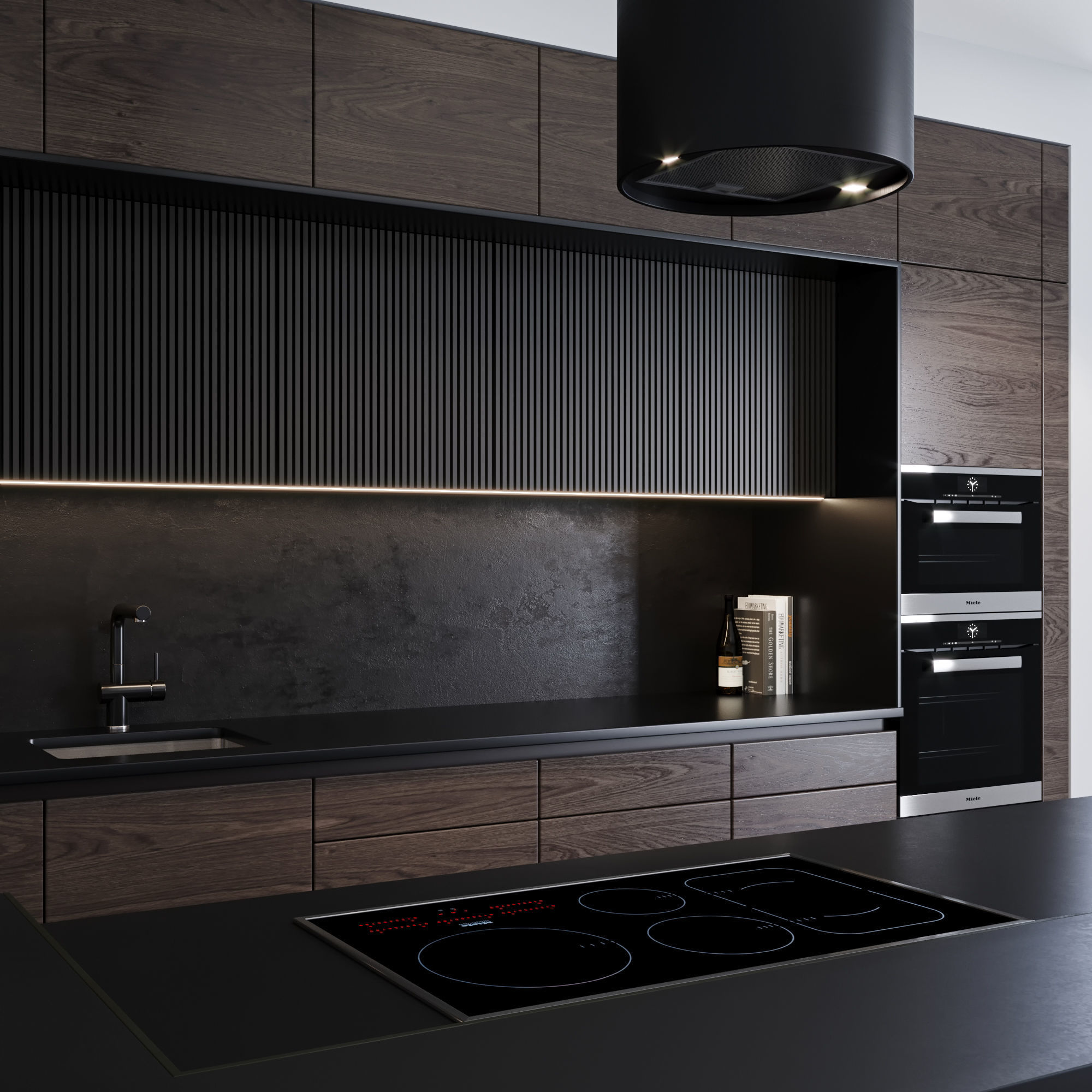 Modern kitchen 7 3D model_8
