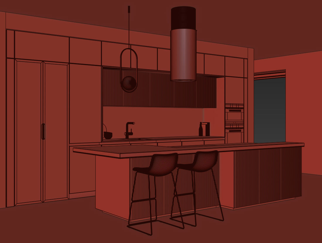 Modern kitchen 7 3D model_15