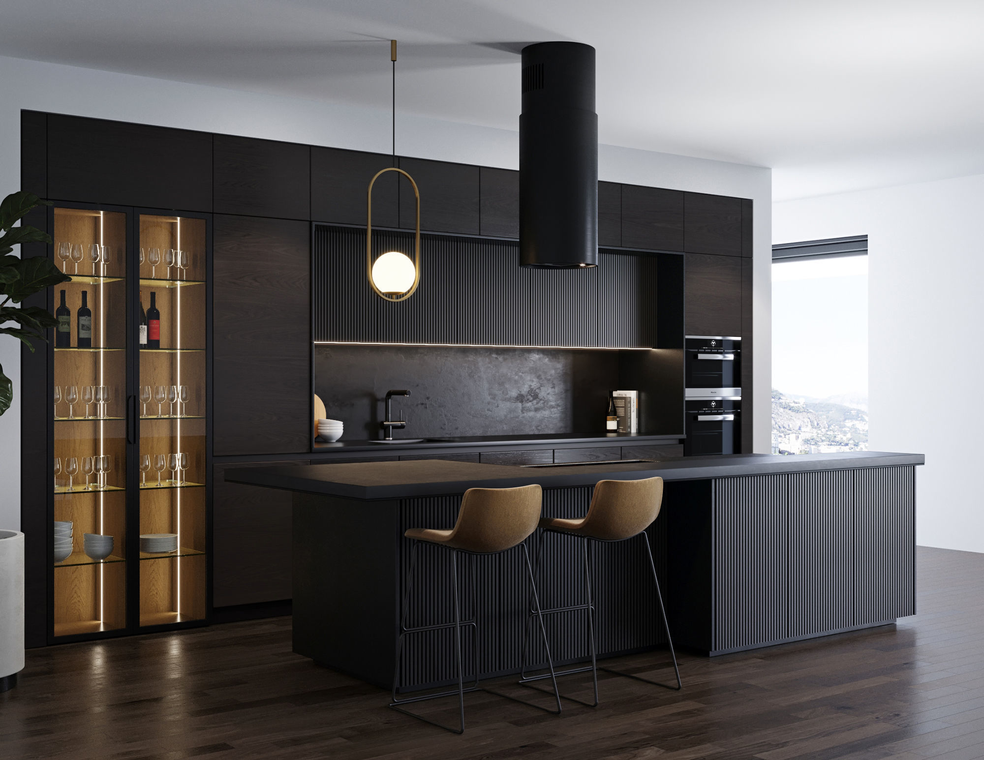 Modern kitchen 7 3D model_3
