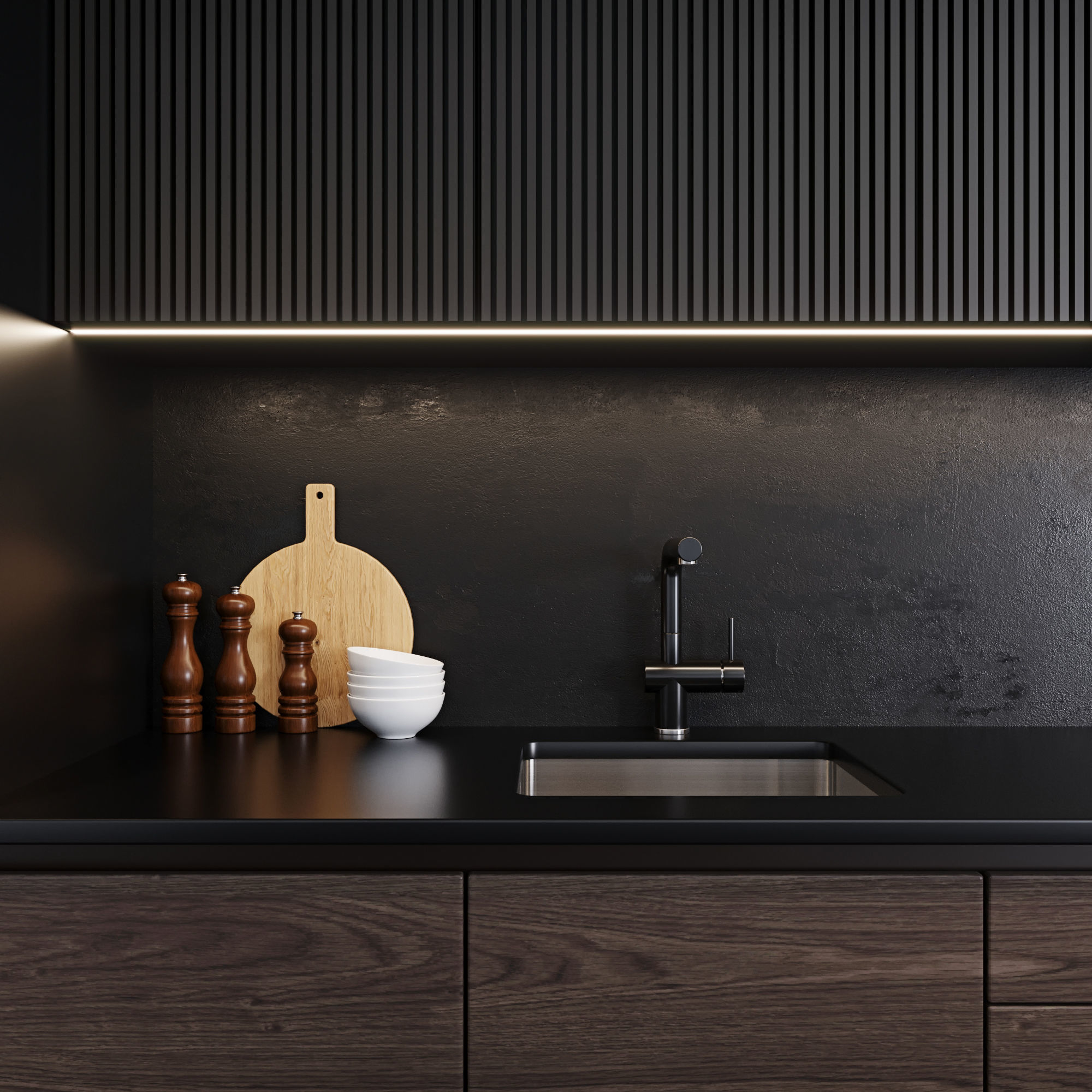 Modern kitchen 7 3D model_10