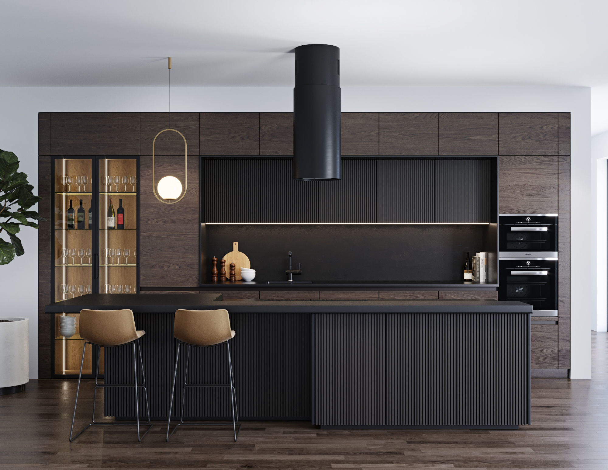 Modern kitchen 7 3D model_5