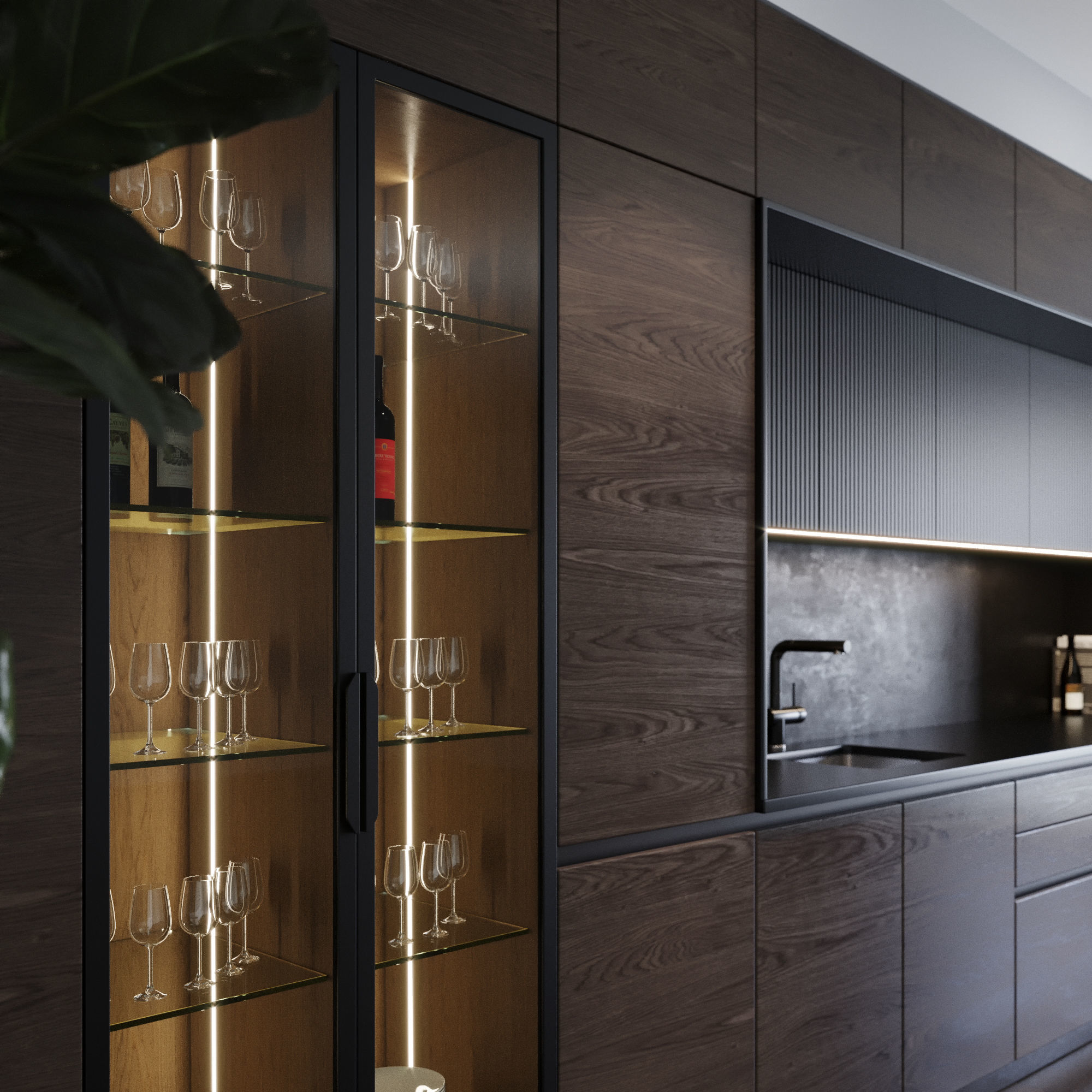 Modern kitchen 7 3D model_7