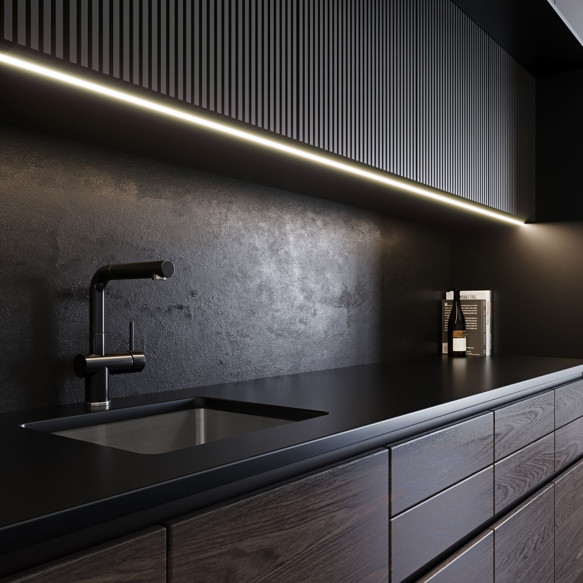 Modern kitchen 7 3D model_9