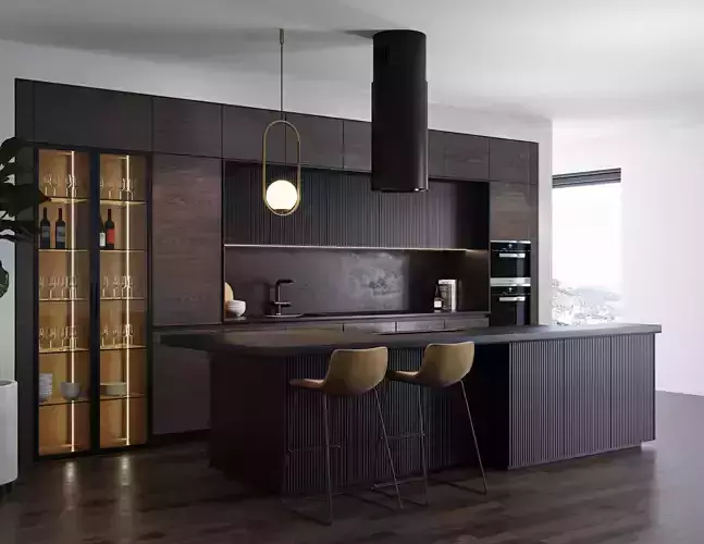 Modern kitchen 7 3D model