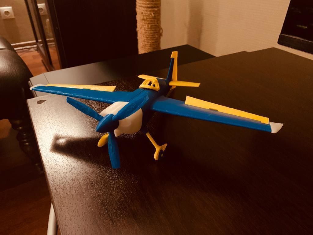 Zivko Edge 540 Redbull 3D print model_1