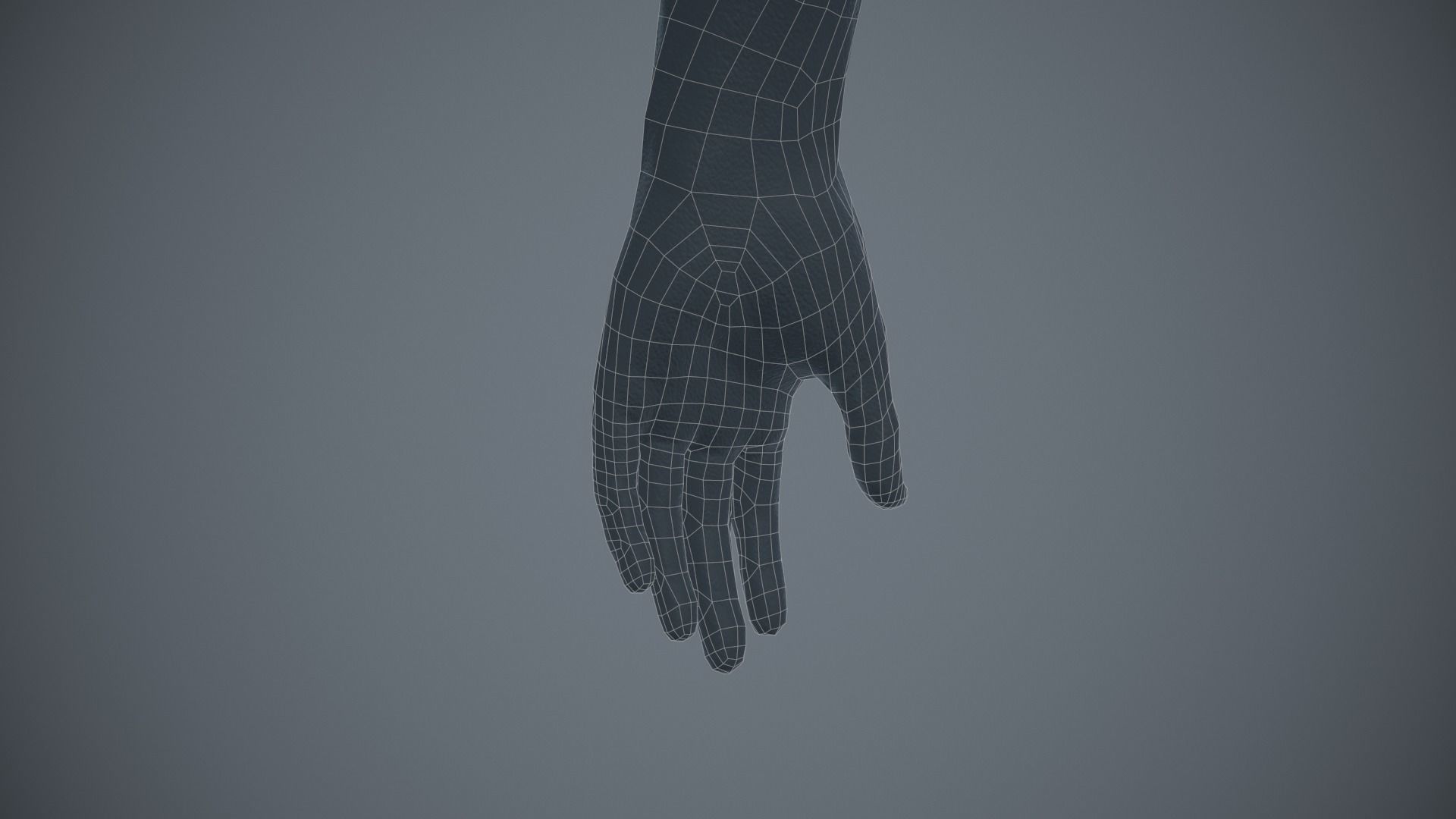 Rigged Textured Male Basemesh Low-poly 3D model_22