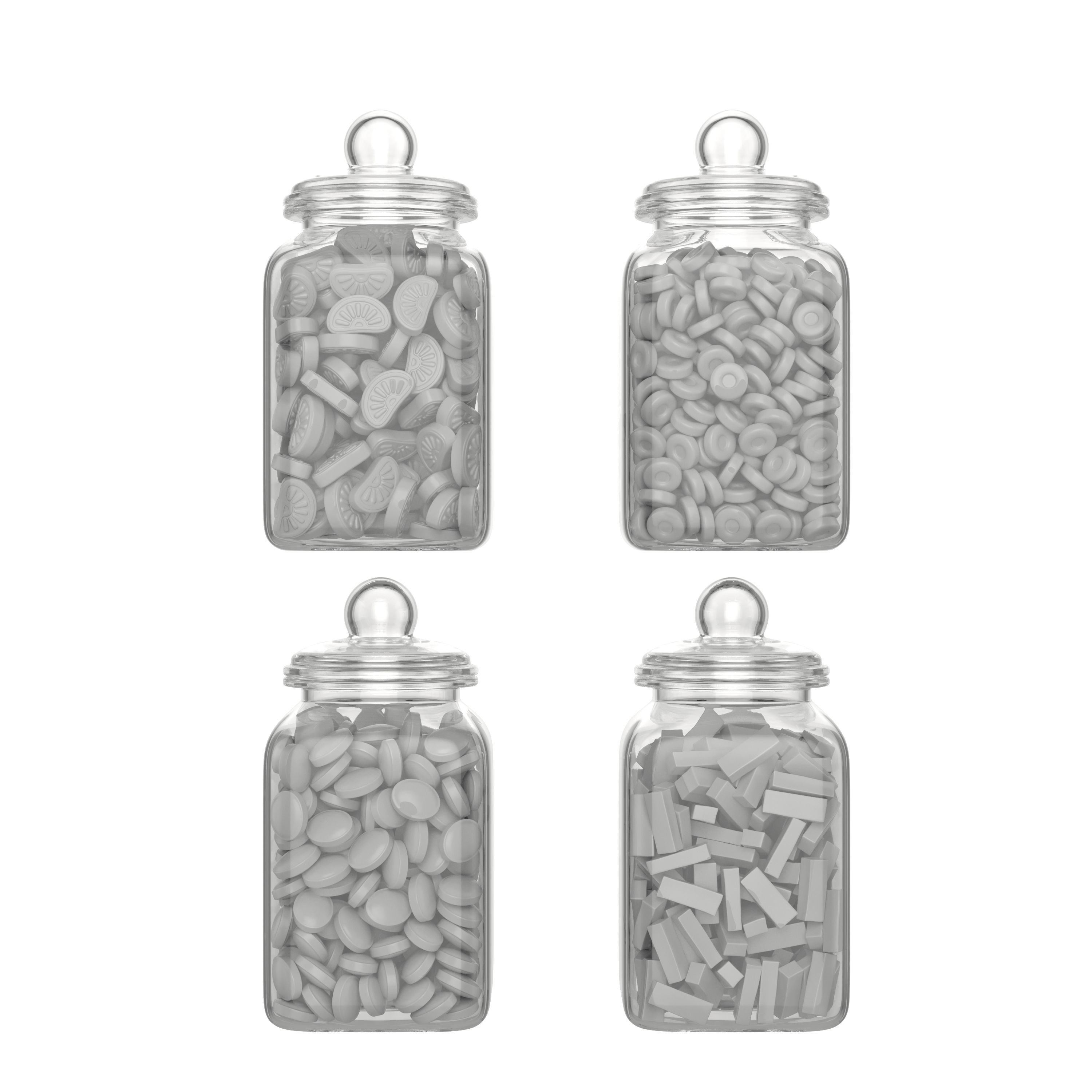 Candy Jar 3D model_3