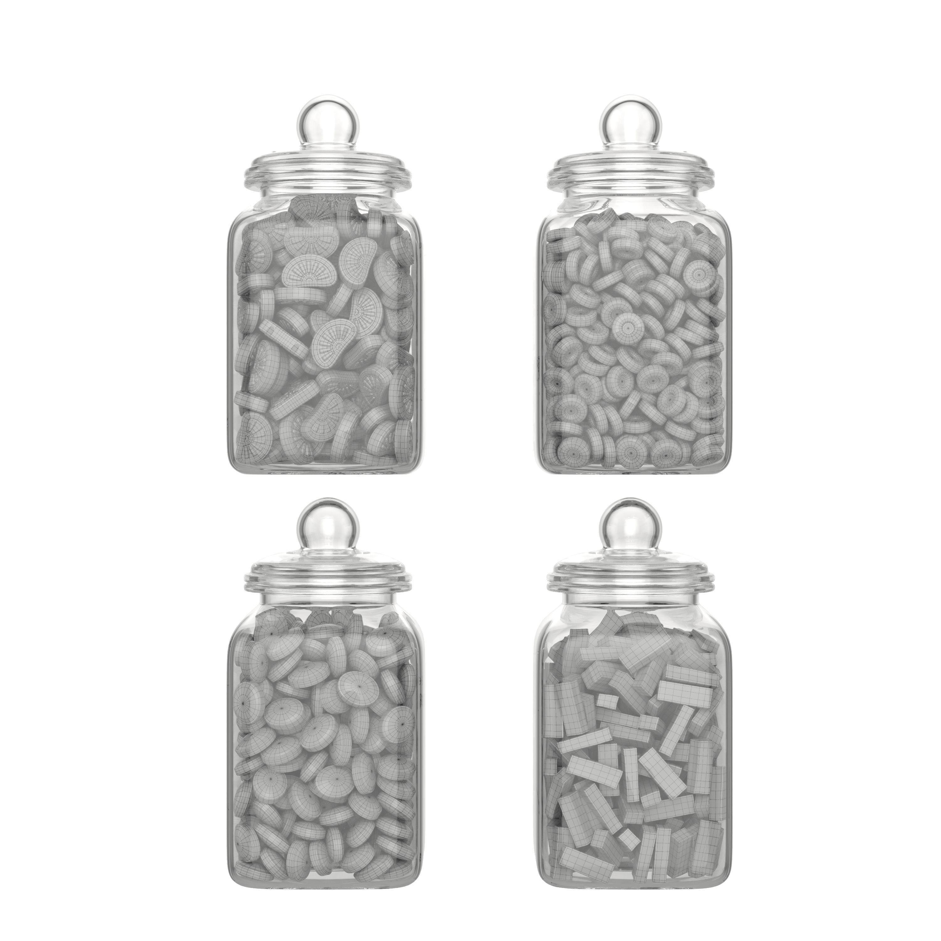 Candy Jar 3D model_4