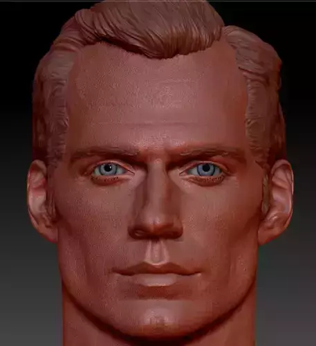 Henry Cavill head 3D print model