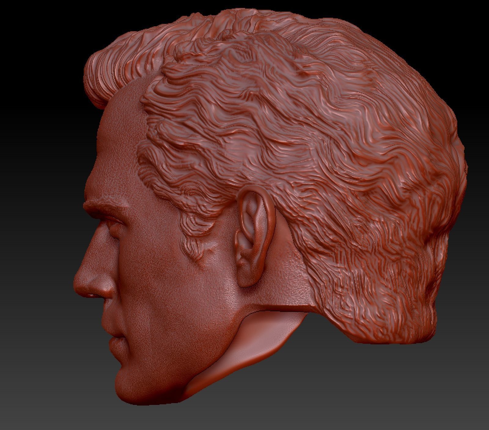 Henry Cavill head 3D print model_17