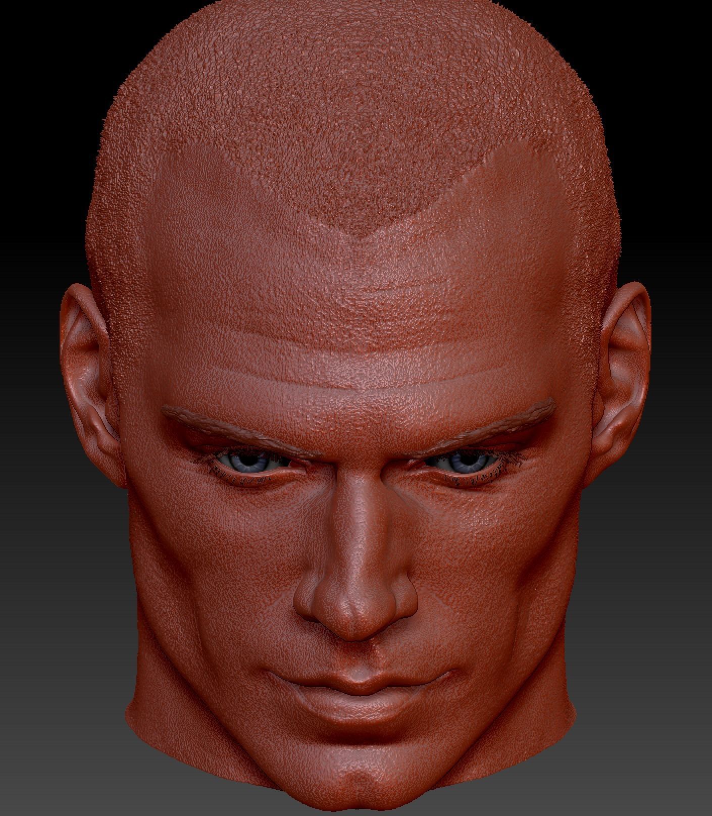 Henry Cavill head 3D print model_10