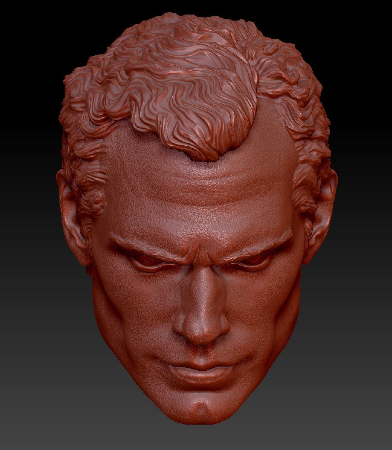 Henry Cavill head 3D print model_22