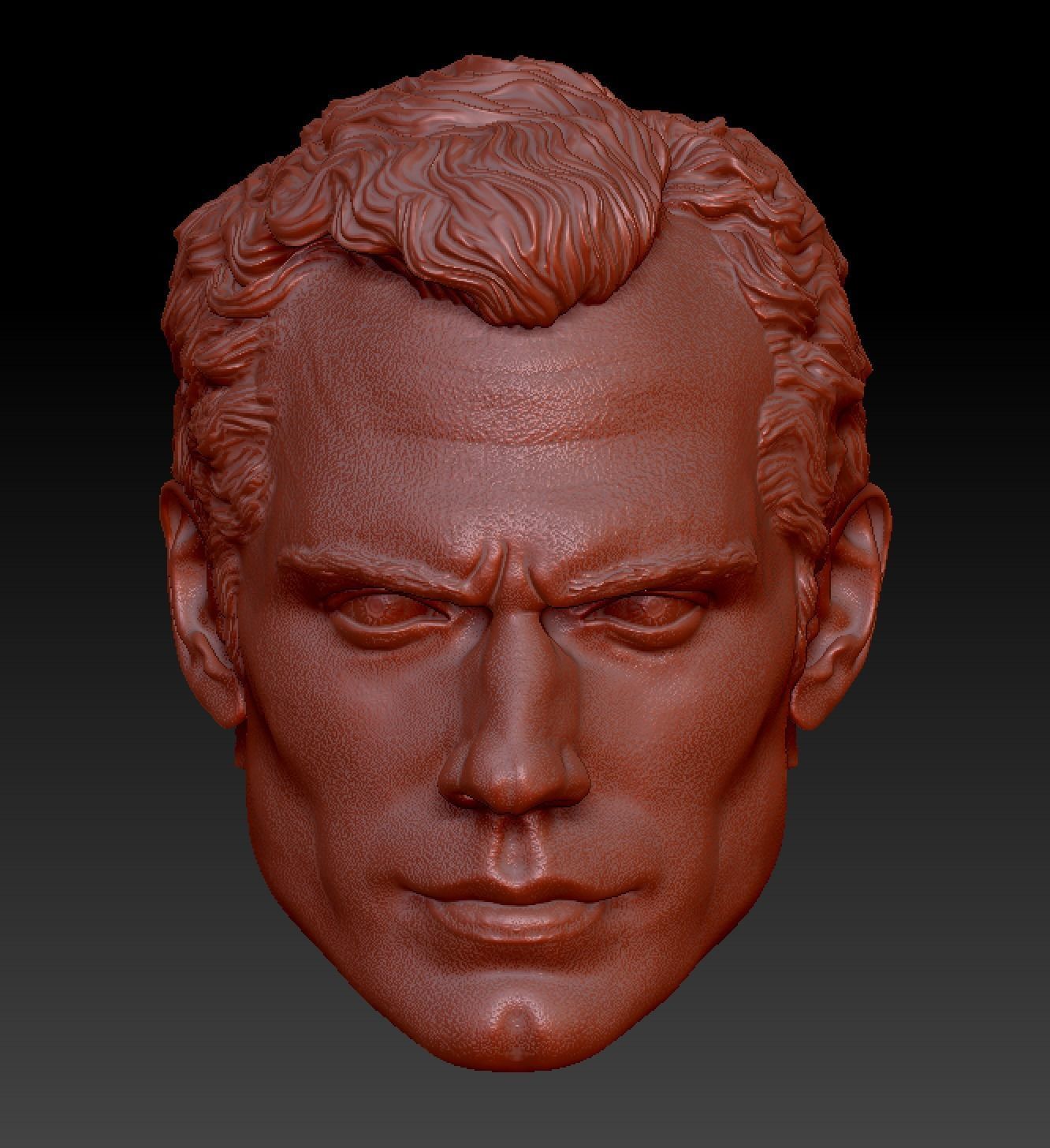 Henry Cavill head 3D print model_15