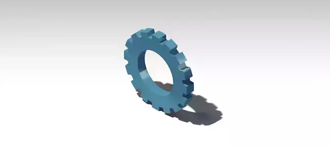 Spur Gear with Square teeth