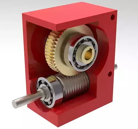 Worm gear 3D print model