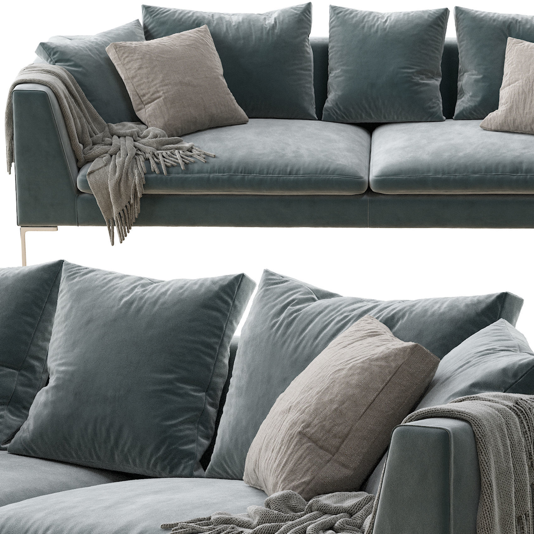 Sofa Charles 3D model_4