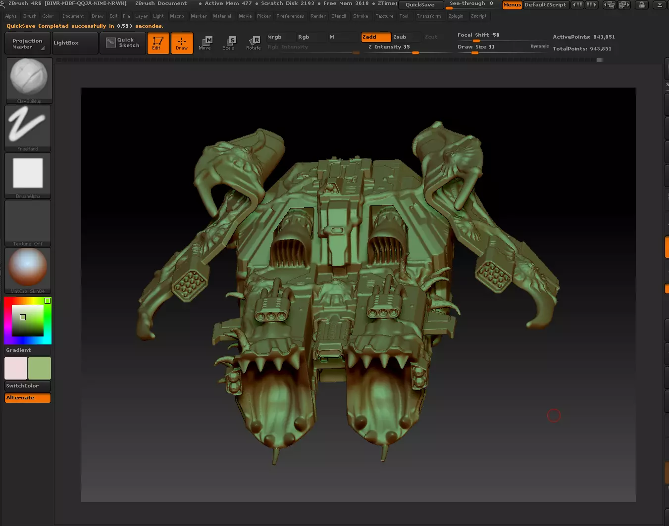 PLAGUE VOLTURE - 28mm size 3D print model_0