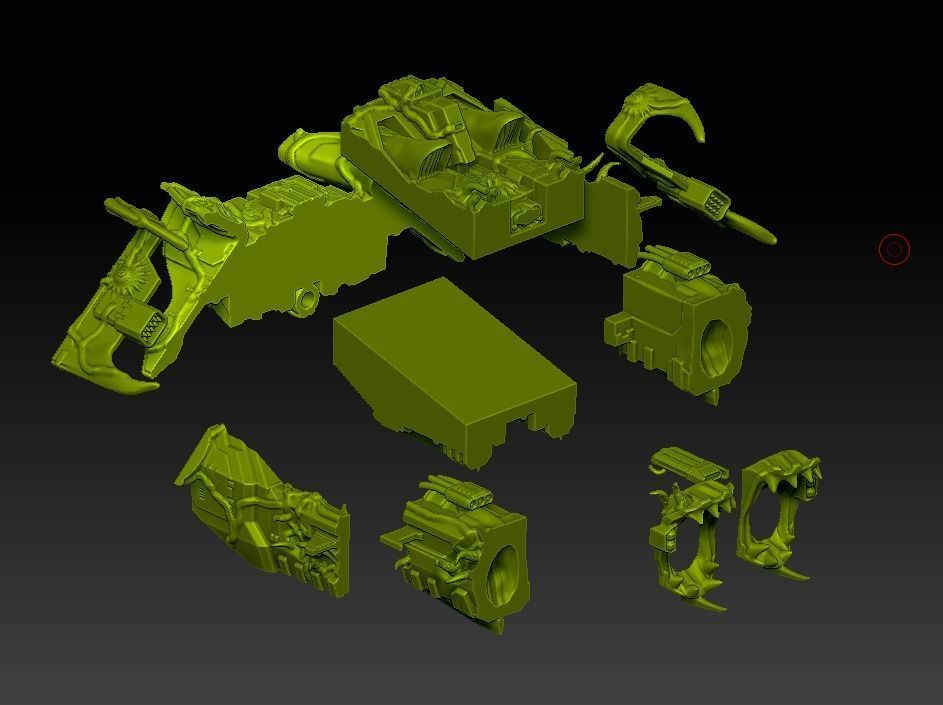 PLAGUE VOLTURE - 28mm size 3D print model_1