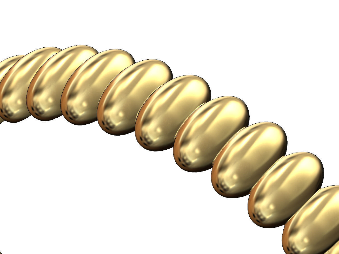 Grain beads motif band size 5to9 3D print model_2