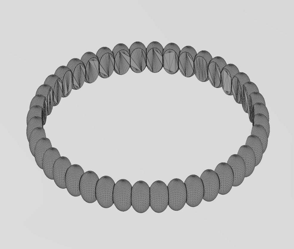 Grain beads motif band size 5to9 3D print model_13