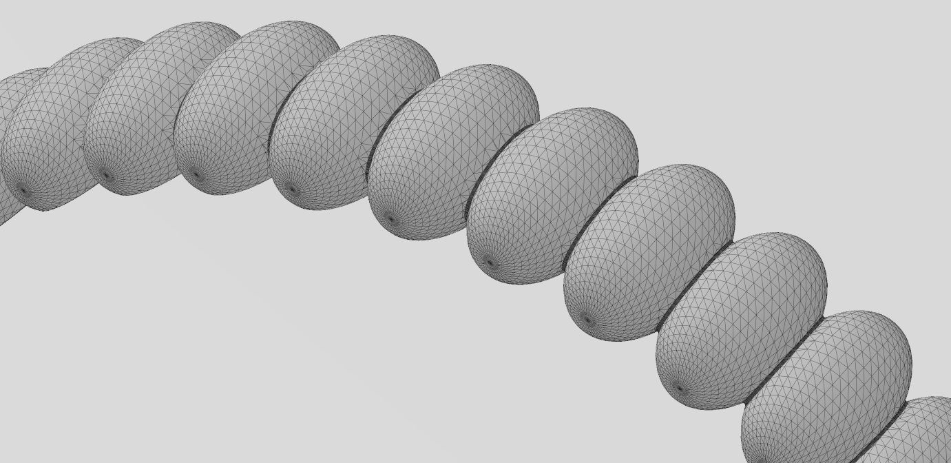 Grain beads motif band size 5to9 3D print model_12