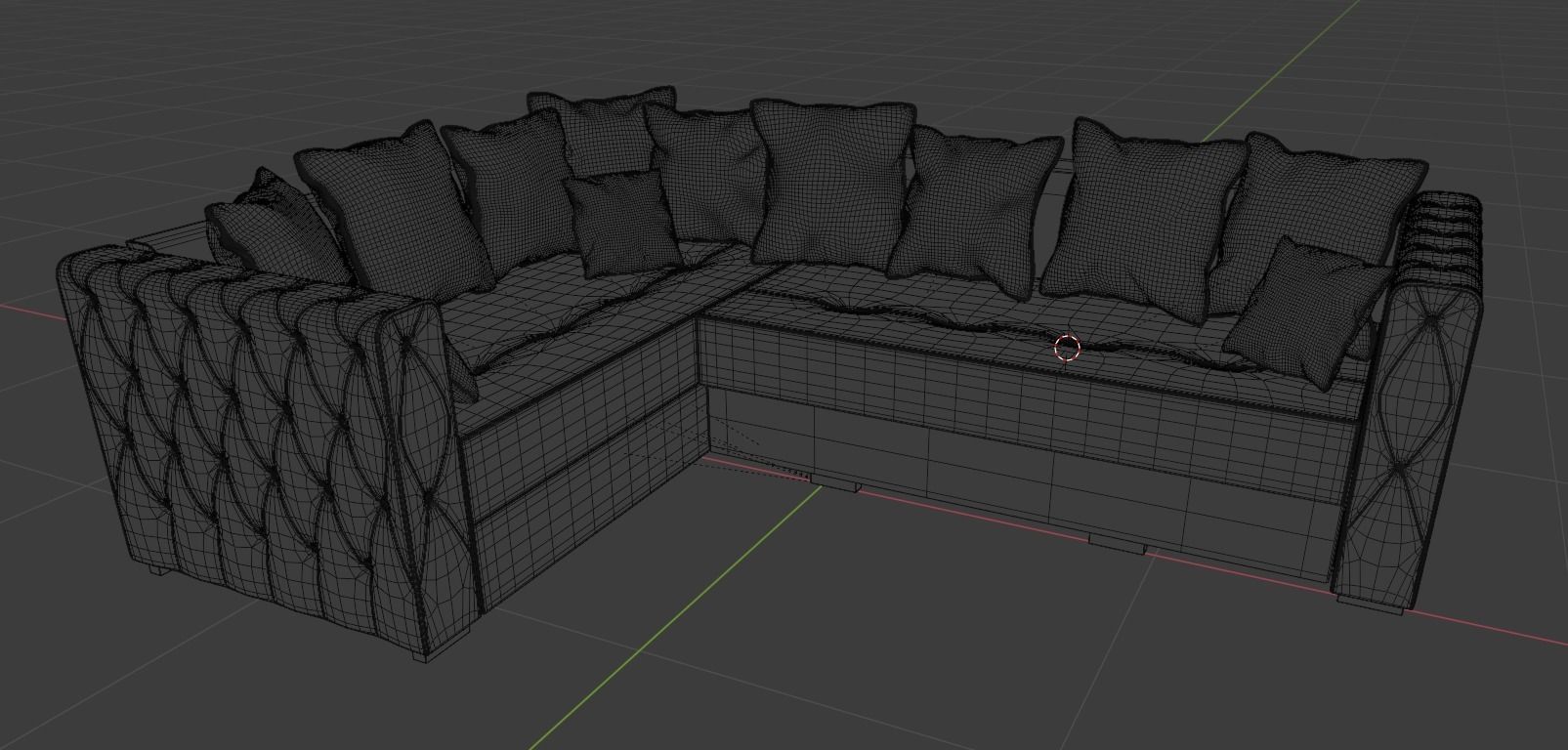 Corner Sofa 3D model_4