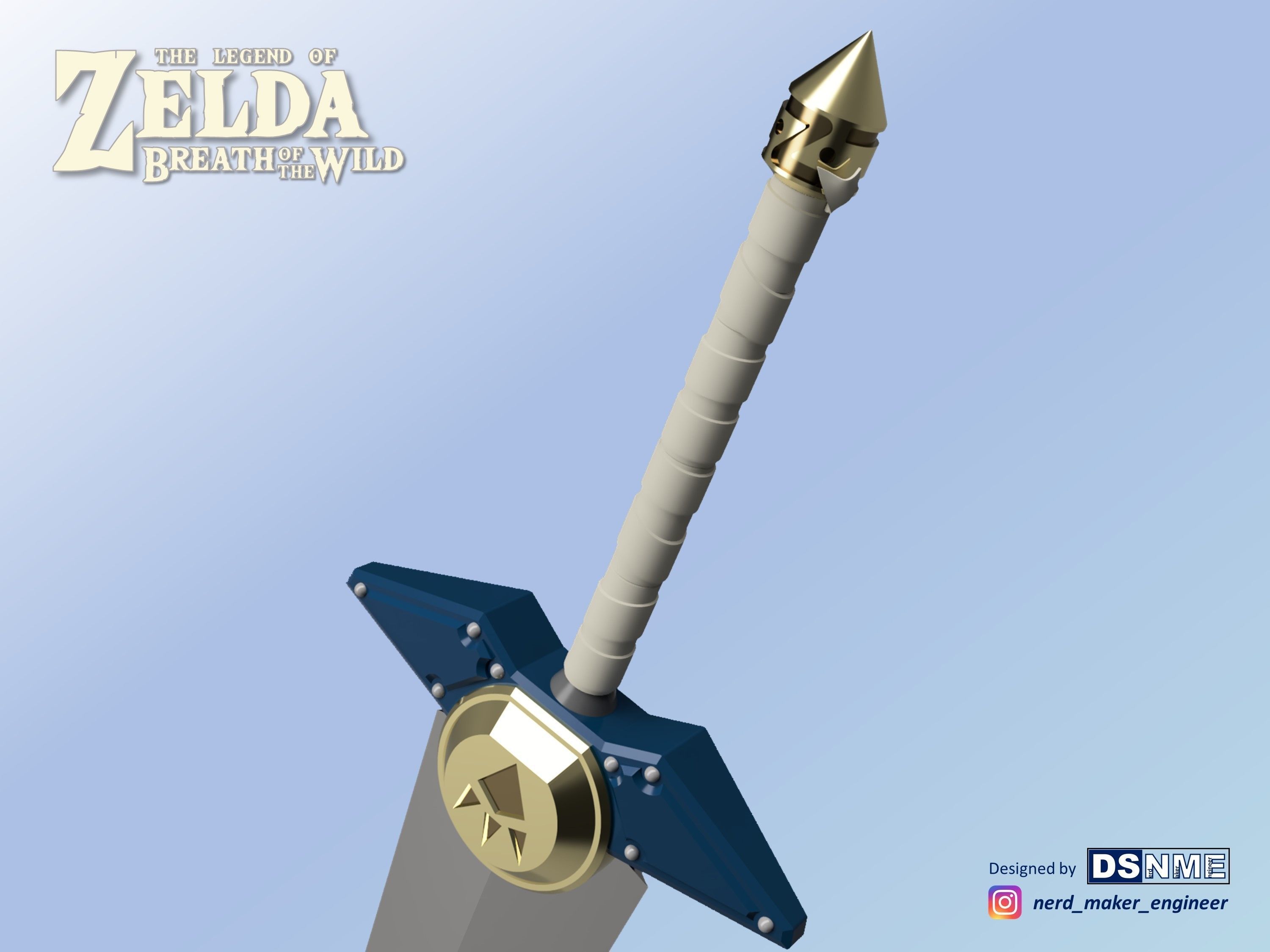 Biggoron Sword from Zelda Breath of the Wild - Life Size 3D print model_4