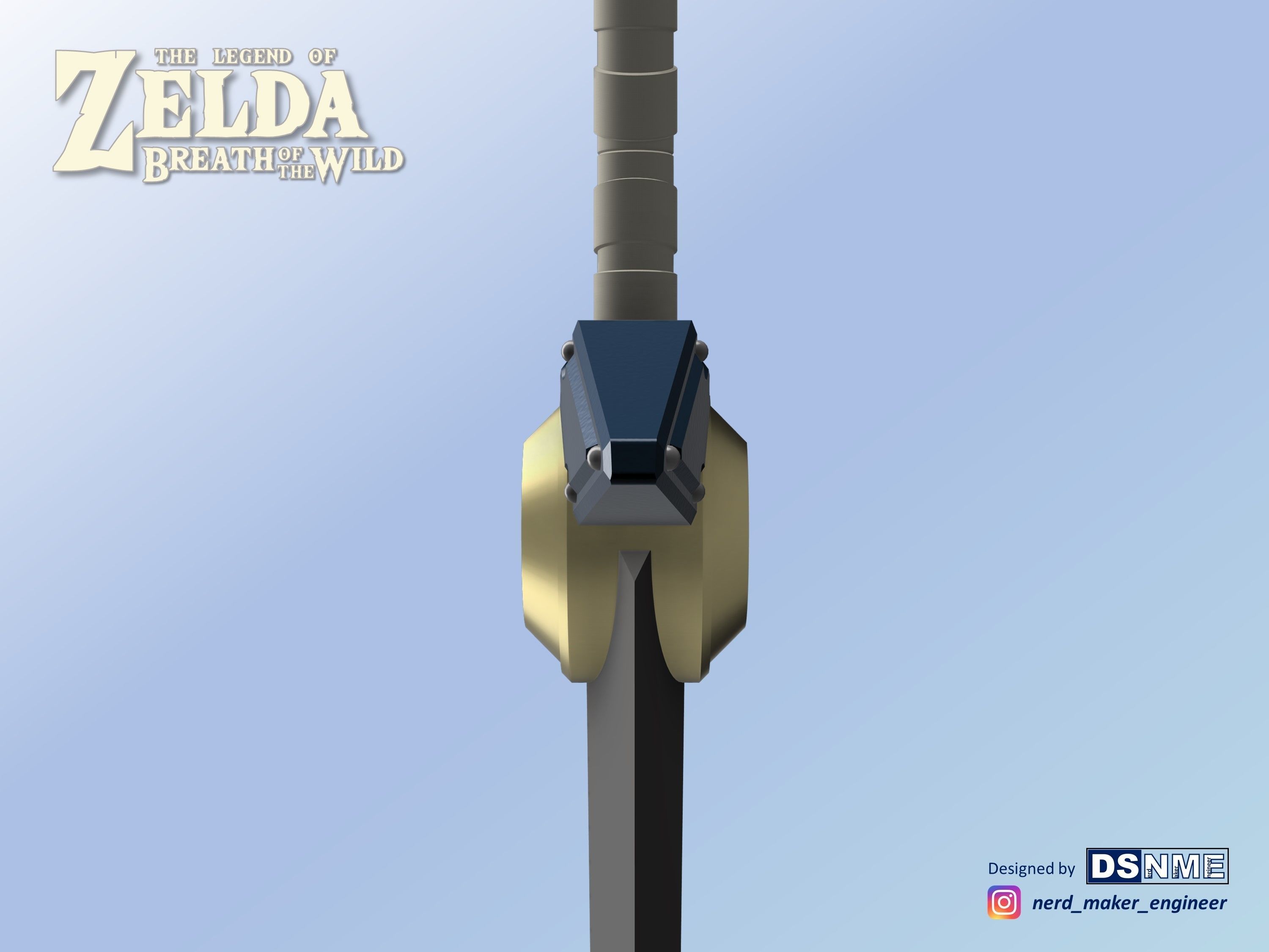 Biggoron Sword from Zelda Breath of the Wild - Life Size 3D print model_9