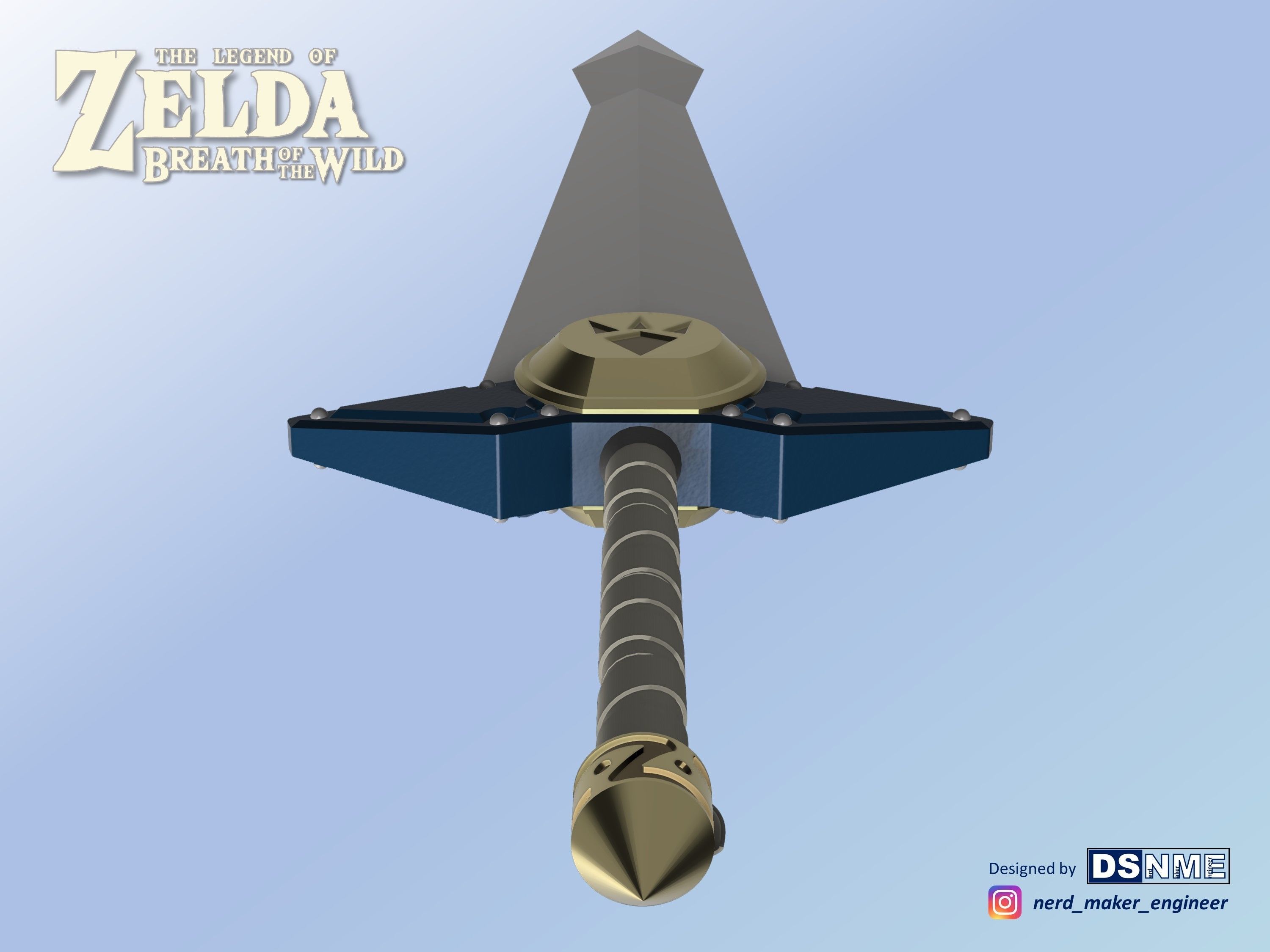 Biggoron Sword from Zelda Breath of the Wild - Life Size 3D print model_6