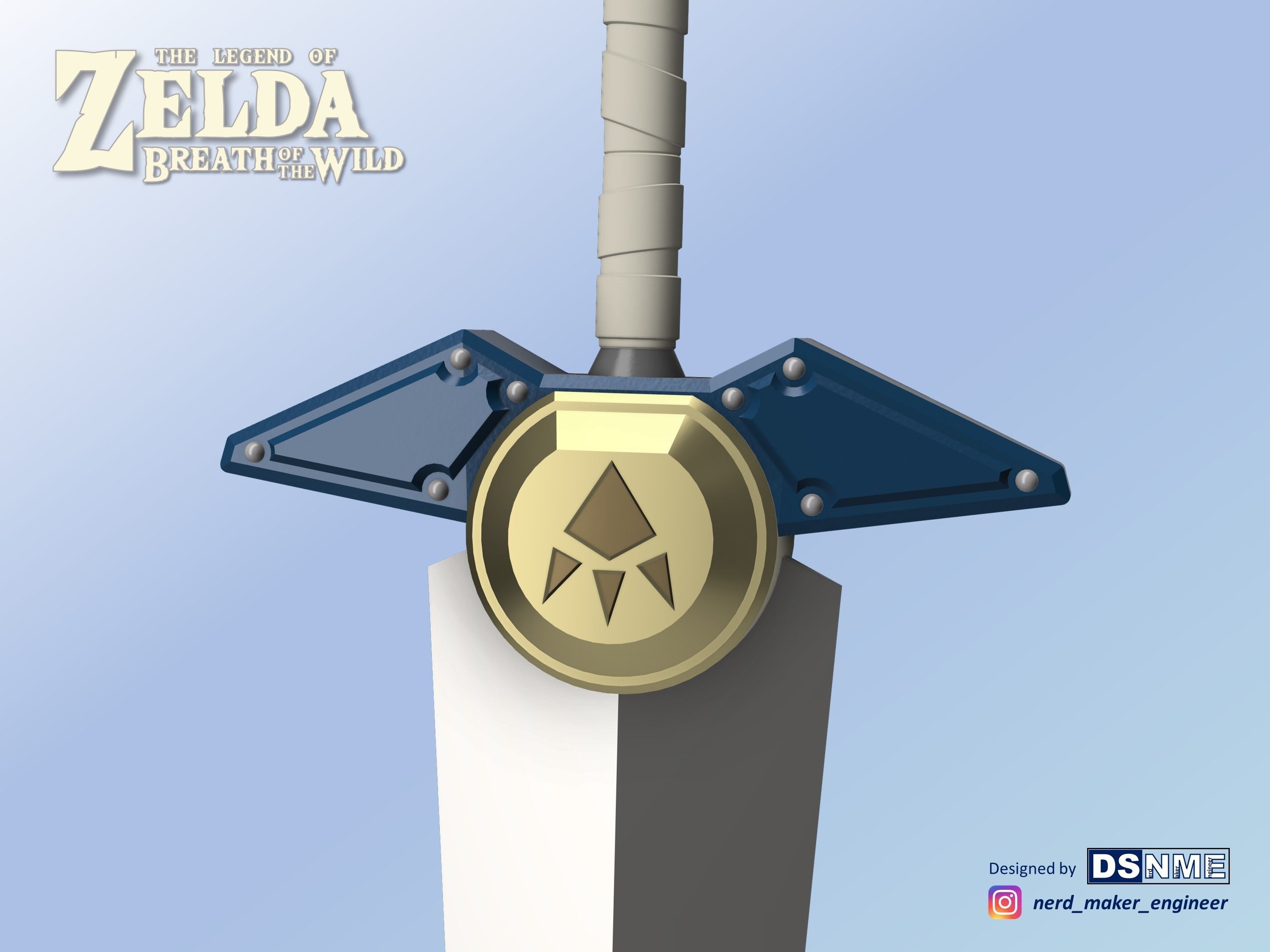 Biggoron Sword from Zelda Breath of the Wild - Life Size 3D print model_8