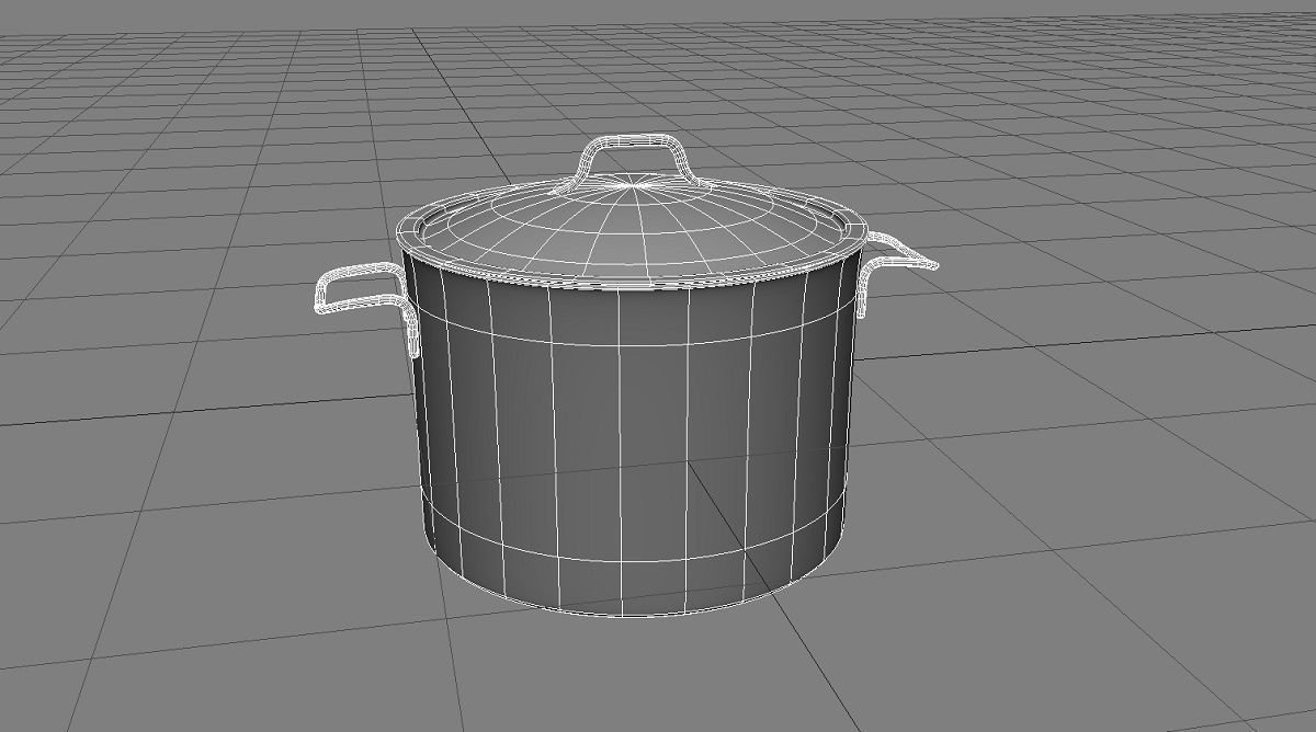 Stock Pot 3D Model 3D model_17