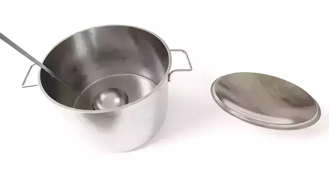 Stock Pot 3D Model