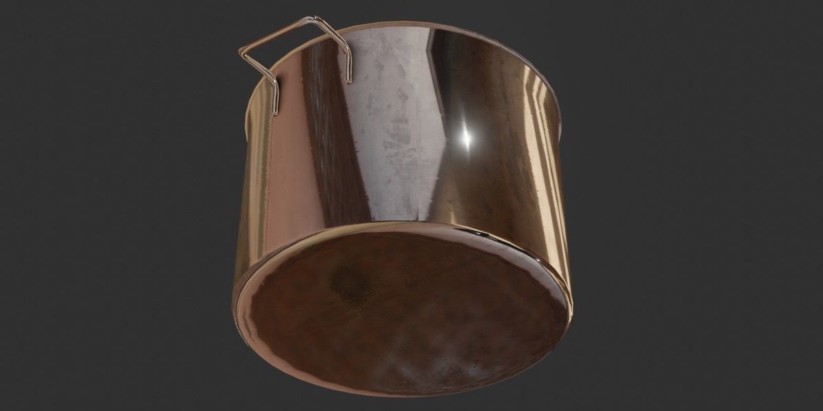 Stock Pot 3D Model 3D model_12