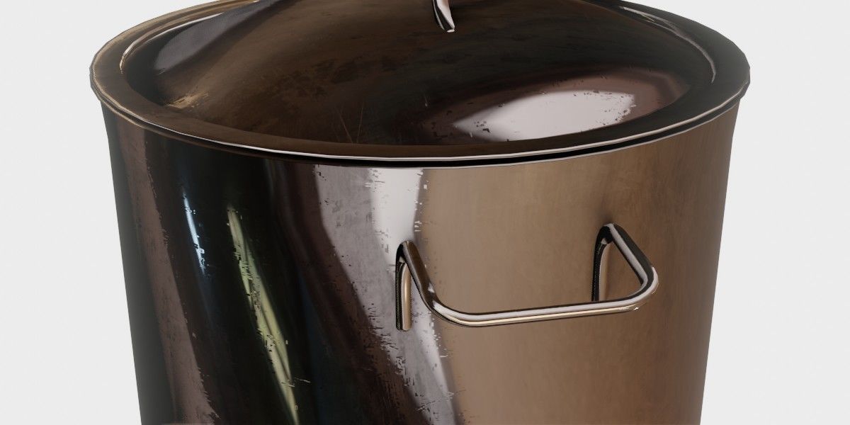 Stock Pot 3D Model 3D model_16