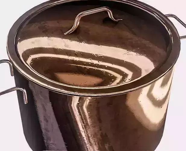 Stock Pot 3D Model 3D model