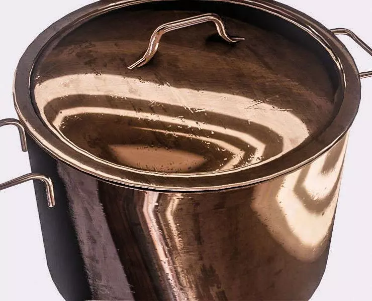 Stock Pot 3D Model 3D model_0