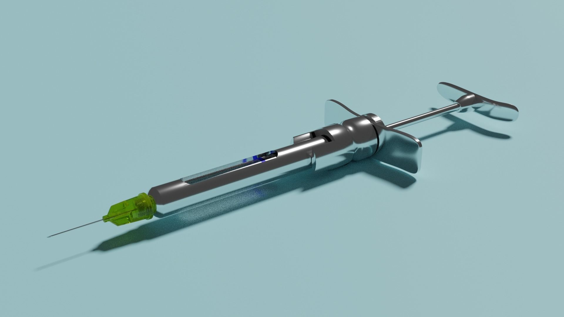 Dental Syringe-Cartridge for anesthetics 3D model_4