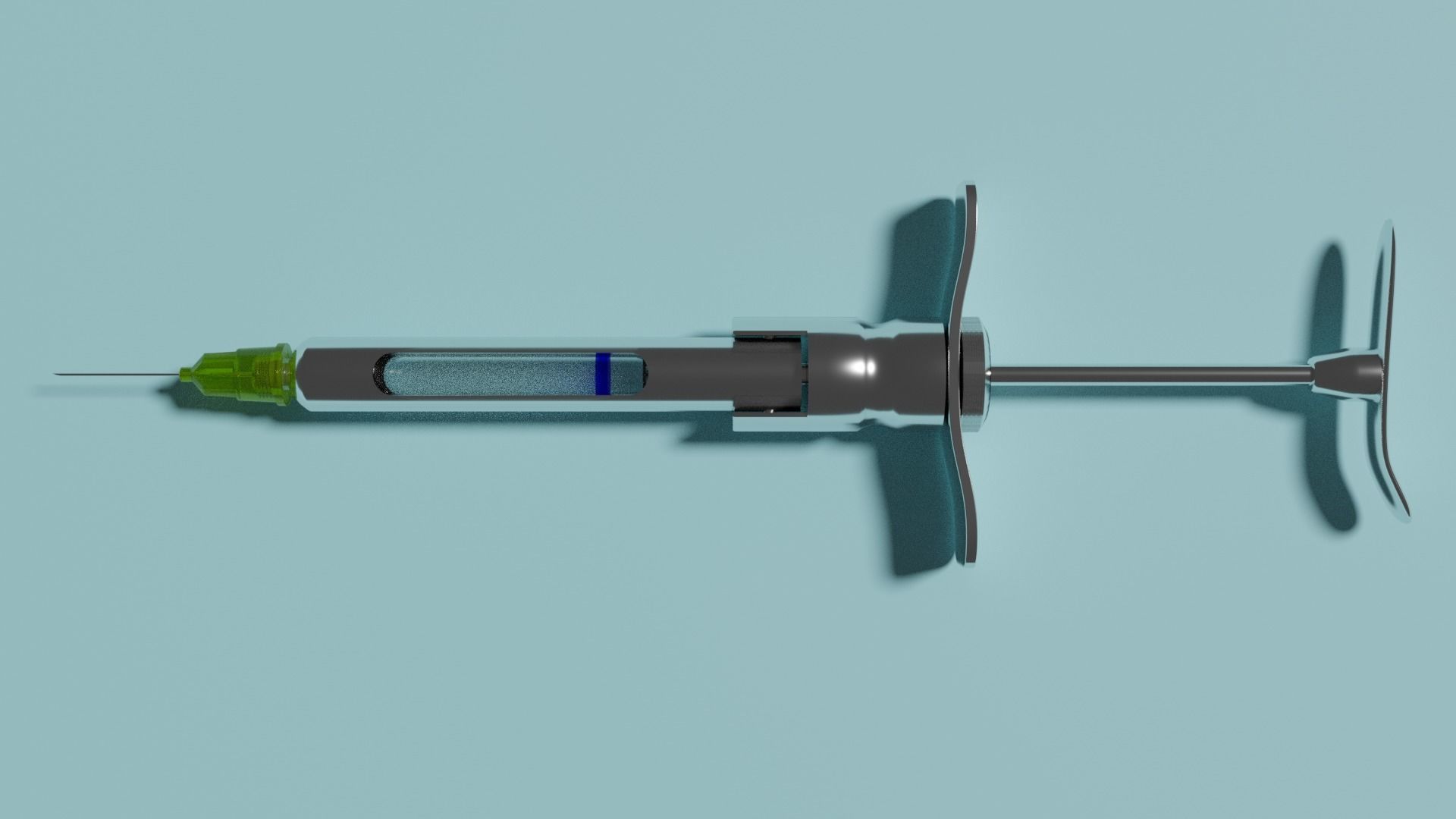 Dental Syringe-Cartridge for anesthetics 3D model_5