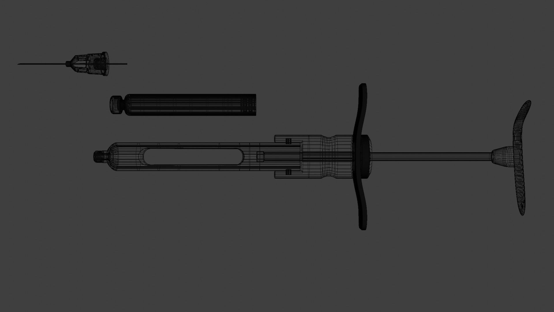 Dental Syringe-Cartridge for anesthetics 3D model_8