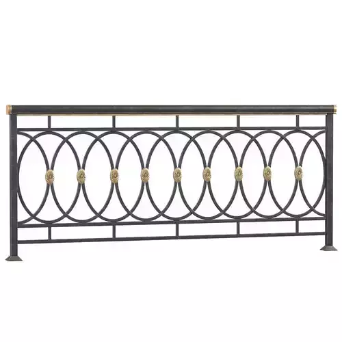 Classic Modern Forged Fence