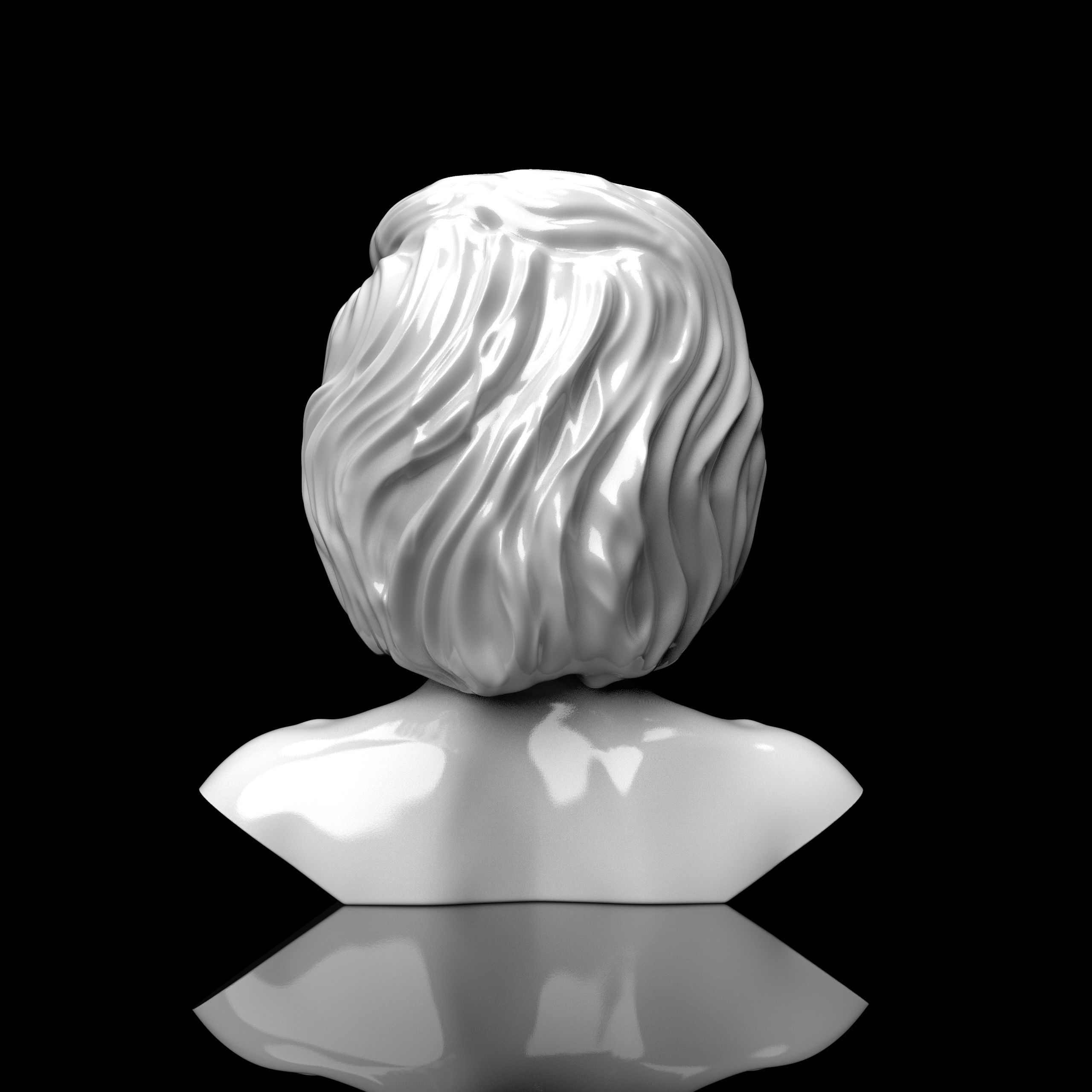 Marilyn Monroe STL pot 3D print model_3