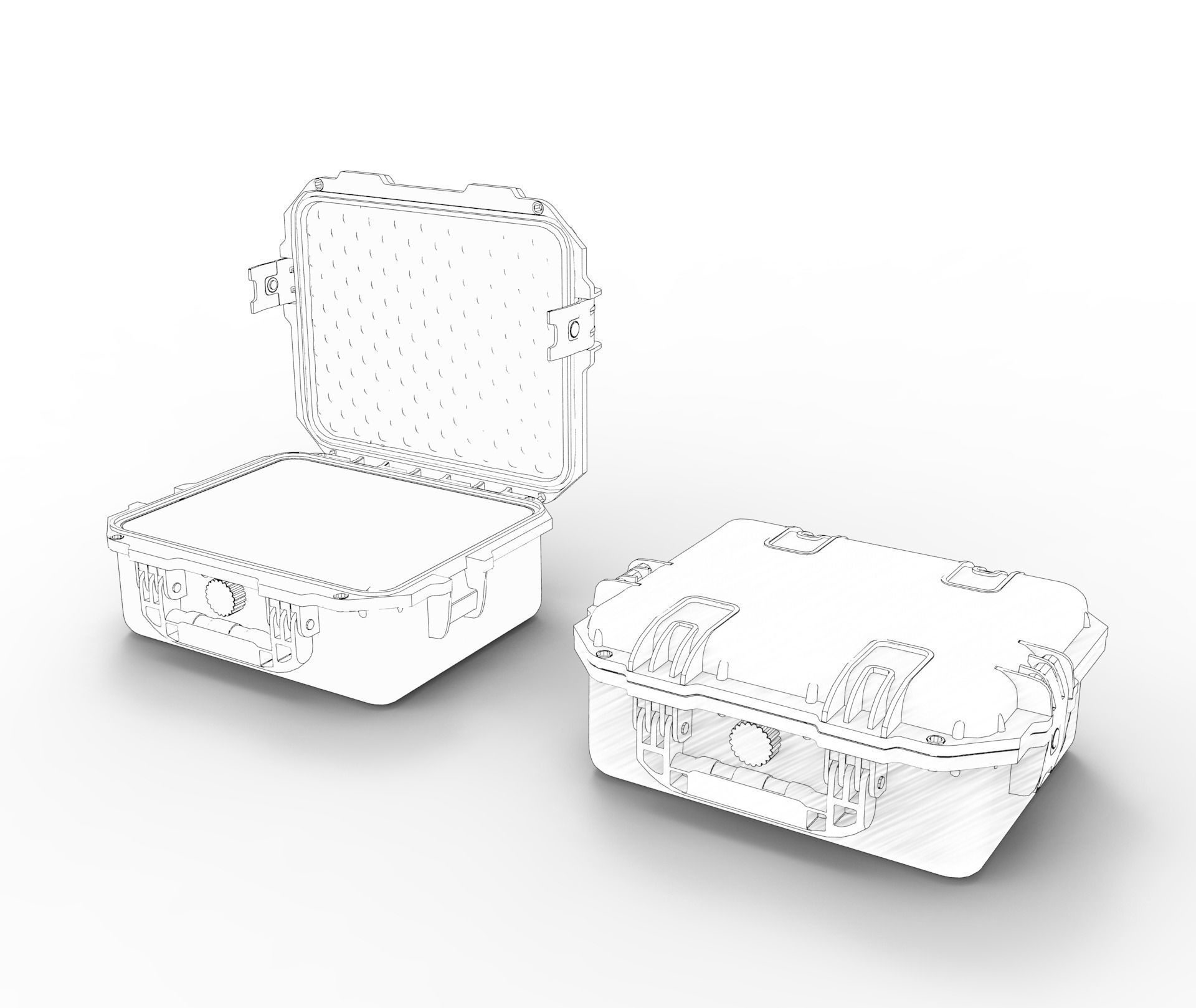 Box small -Military Case 207 3D model 3D model_17