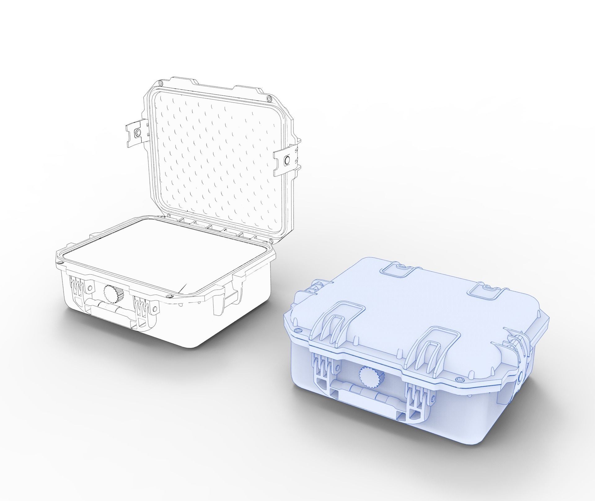 Box small -Military Case 207 3D model 3D model_16