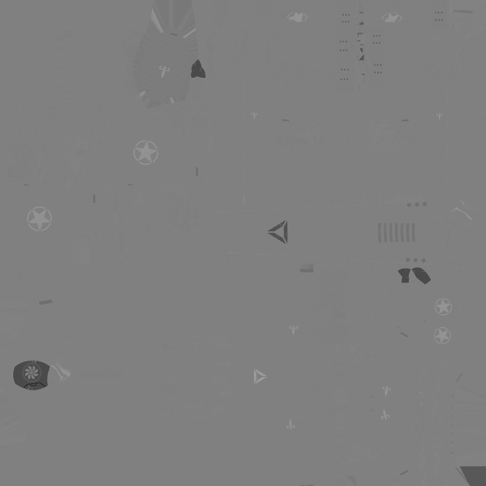 Aircraft Spaceship 04 - Classic Style Spacecraft Low-poly 3D model_17