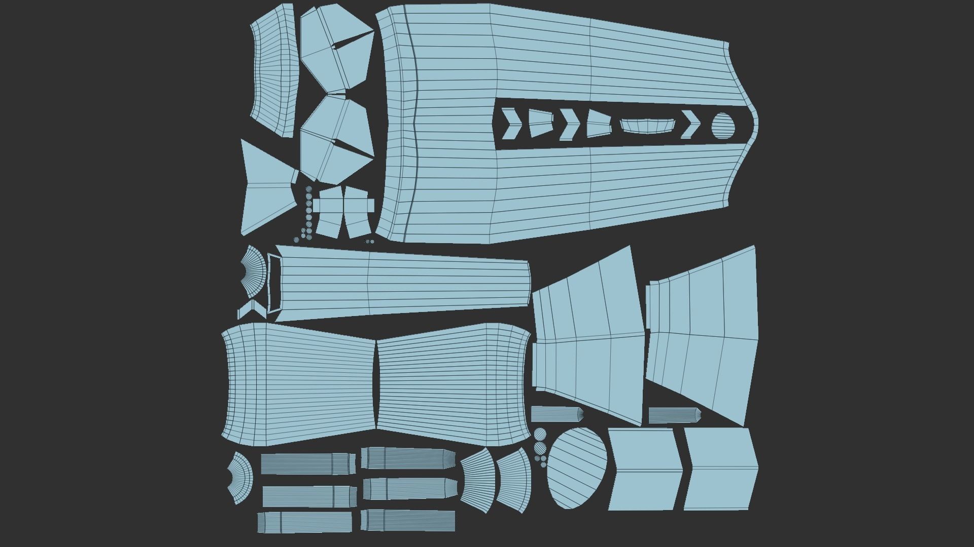 Aircraft Spaceship 04 - Classic Style Spacecraft Low-poly 3D model_15