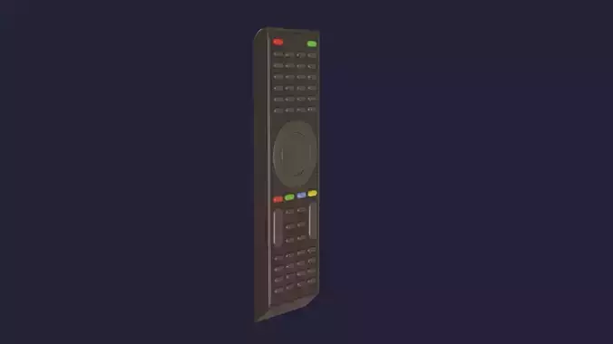 Low poly TV remote