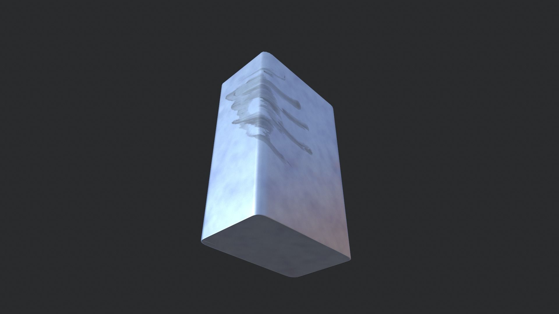 F Style Can Low-poly 3D model_2