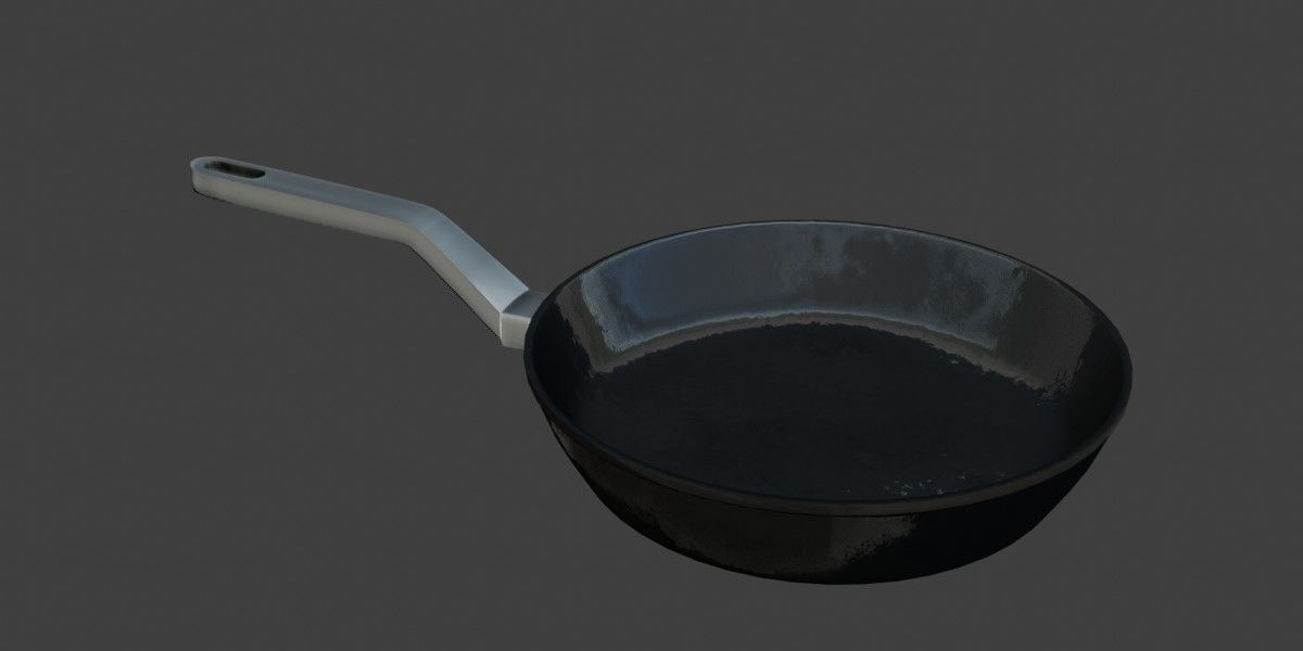 Frying Pan 3D Model 3D model_13