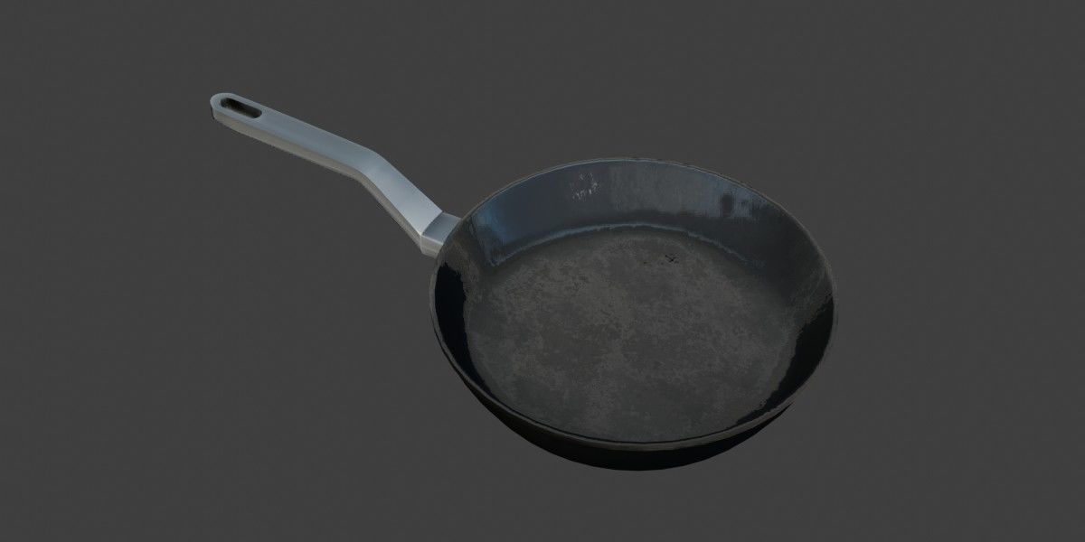 Frying Pan 3D Model 3D model_6