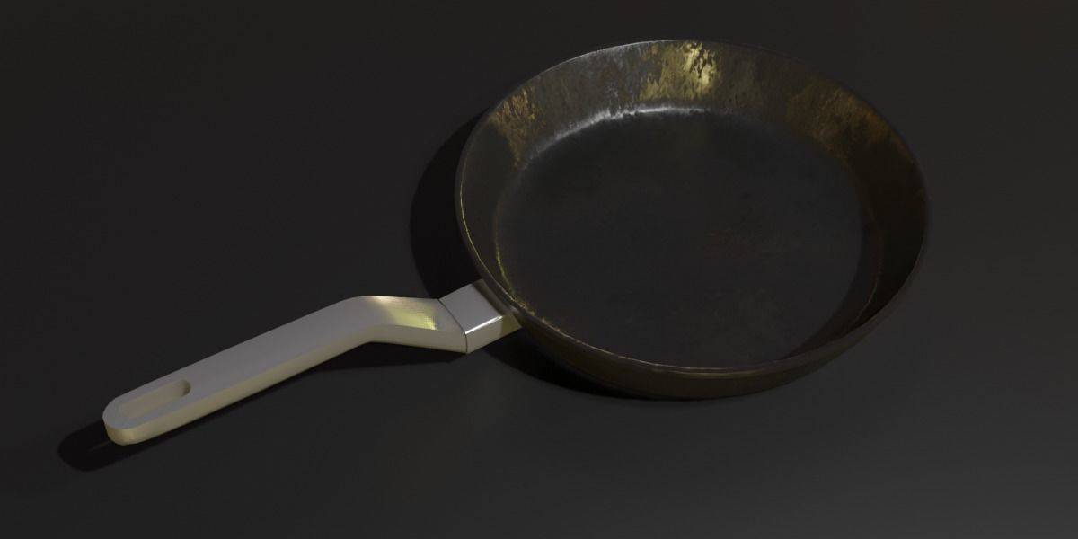 Frying Pan 3D Model 3D model_10
